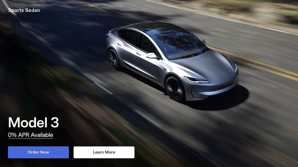 Tesla Reintroduces 0% APR Financing for Model 3 in the U.S.