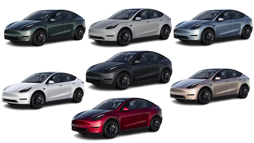 Tesla Launches Factory Color Wraps for Model Y and Model 3, Starting at $7,500